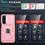 LeYi for Galaxy A16/A17-5G Phone Case: Galaxy A16/A17 5G Screen Protector [2 Packs] with Camera Cover, Military-Grade Heavy Duty Protection Cell Android Basic Funda para Samsung Galaxy A 17 5G Phone