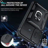 LeYi for Galaxy A16/A17-5G Phone Case: Galaxy A16/A17 5G Screen Protector [2 Packs] with Camera Cover, Military-Grade Heavy Duty Protection Cell Android Basic Funda para Samsung Galaxy A 17 5G Phone