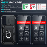 LeYi for Galaxy A16/A17-5G Phone Case: Galaxy A16/A17 5G Screen Protector [2 Packs] with Camera Cover, Military-Grade Heavy Duty Protection Cell Android Basic Funda para Samsung Galaxy A 17 5G Phone