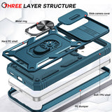 LeYi for Galaxy A16/A17-5G Phone Case: Galaxy A16/A17 5G Screen Protector [2 Packs] with Camera Cover, Military-Grade Heavy Duty Protection Cell Android Basic Funda para Samsung Galaxy A 17 5G Phone