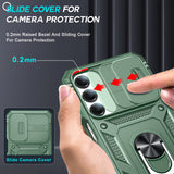 LeYi for Galaxy A16/A17-5G Phone Case: Galaxy A16/A17 5G Screen Protector [2 Packs] with Camera Cover, Military-Grade Heavy Duty Protection Cell Android Basic Funda para Samsung Galaxy A 17 5G Phone