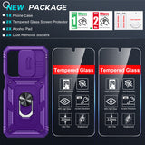 LeYi for Galaxy A16/A17-5G Phone Case: Galaxy A16/A17 5G Screen Protector [2 Packs] with Camera Cover, Military-Grade Heavy Duty Protection Cell Android Basic Funda para Samsung Galaxy A 17 5G Phone