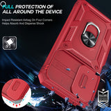 LeYi Samsung A23 Phone Case: [Screen Protector], Slide Camera Cover & Kickstand, Military-Grade Protection