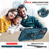 LeYi Samsung A23 Phone Case: [Screen Protector], Slide Camera Cover & Kickstand, Military-Grade Protection