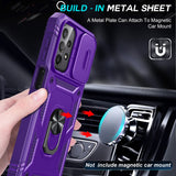 LeYi Samsung A23 Phone Case: [Screen Protector], Slide Camera Cover & Kickstand, Military-Grade Protection