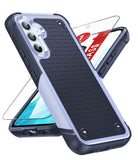 LeYi for Galaxy A54-5G Phone Case: Samsung A54 Case with Screen Protector, Dual Layer Hard PC Back & Soft Bumper Shockproof Mobile Android Cell A54 Samsung Phone Case Cover Funda para A 54