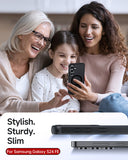 LeYi for Samsung Galaxy S24-FE Case: Compatible with Mag-Safe with Screen Protector, Military-Grade Matte Translucent Soft-Touch Skin Funda para S24FE S 24 FE