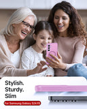 LeYi for Samsung Galaxy S24-FE Case: Compatible with Mag-Safe with Screen Protector, Military-Grade Matte Translucent Soft-Touch Skin Funda para S24FE S 24 FE