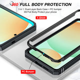 LeYi for Samsung Galaxy S25-FE Case: 2 Packs Screen Protector, Samsung Galaxy S25 FE Phone Case Camera Cover, Military-Grade S25FE Protection