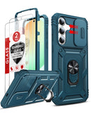 LeYi for Samsung Galaxy S25-FE Case: 2 Packs Screen Protector, Samsung Galaxy S25 FE Phone Case Camera Cover, Military-Grade S25FE Protection