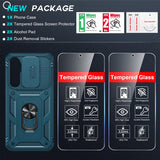 LeYi for Samsung Galaxy S25-FE Case: 2 Packs Screen Protector, Samsung Galaxy S25 FE Phone Case Camera Cover, Military-Grade S25FE Protection