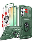 LeYi for Samsung Galaxy S25-FE Case: 2 Packs Screen Protector, Samsung Galaxy S25 FE Phone Case Camera Cover, Military-Grade S25FE Protection