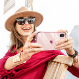 LeYi for iPhone-Xs-Case: for iPhone-X-Case with Screen Protector [2 Pack] + Full Camera Lens Protection, Love Heart PlatingCute Luxury Soft TPU Shockproof Cover