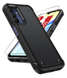 LeYi for Samsung Galaxy A15-5G Case: Galaxy A15 5G Phone Case with Screen Protector, Dual Layer Protective Hard PC Back & Soft Bumper Resilient Shock Absorb Case Cover Samsung A15 5G