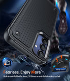 LeYi for Samsung Galaxy A15-5G Case: Galaxy A15 5G Phone Case with Screen Protector, Dual Layer Protective Hard PC Back & Soft Bumper Resilient Shock Absorb Case Cover Samsung A15 5G