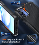 LeYi for Samsung Galaxy A15-5G Case: Galaxy A15 5G Phone Case with Screen Protector, Dual Layer Protective Hard PC Back & Soft Bumper Resilient Shock Absorb Case Cover Samsung A15 5G