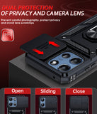 LeYi for Moto G-Power 2025 Case/Moto G-Power 2026 Case: with Slide Camera Cover and Screen Protector, Rugged Shockproof Cell Cover Magnetic Ring Stand Funda para Motorola G Power 2026/2025