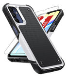 LeYi for Samsung Galaxy A15-5G Case: Galaxy A15 5G Phone Case with Screen Protector, Dual Layer Protective Hard PC Back & Soft Bumper Resilient Shock Absorb Case Cover Samsung A15 5G