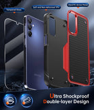 LeYi for Samsung Galaxy A15-5G Case: Galaxy A15 5G Phone Case with Screen Protector, Dual Layer Protective Hard PC Back & Soft Bumper Resilient Shock Absorb Case Cover Samsung A15 5G