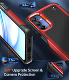 LeYi for Samsung Galaxy A15-5G Case: Galaxy A15 5G Phone Case with Screen Protector, Dual Layer Protective Hard PC Back & Soft Bumper Resilient Shock Absorb Case Cover Samsung A15 5G