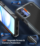 LeYi for Samsung Galaxy A15-5G Case: Galaxy A15 5G Phone Case with Screen Protector, Dual Layer Protective Hard PC Back & Soft Bumper Resilient Shock Absorb Case Cover Samsung A15 5G