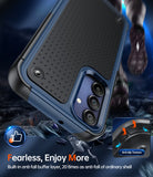 LeYi for Samsung Galaxy A15-5G Case: Galaxy A15 5G Phone Case with Screen Protector, Dual Layer Protective Hard PC Back & Soft Bumper Resilient Shock Absorb Case Cover Samsung A15 5G