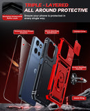 LeYi for Moto G-Power 2025 Case/Moto G-Power 2026 Case: with Slide Camera Cover and Screen Protector, Rugged Shockproof Cell Cover Magnetic Ring Stand Funda para Motorola G Power 2026/2025