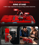 LeYi for Moto G-Power 2025 Case/Moto G-Power 2026 Case: with Slide Camera Cover and Screen Protector, Rugged Shockproof Cell Cover Magnetic Ring Stand Funda para Motorola G Power 2026/2025