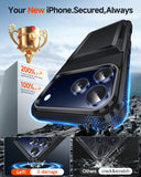 LeYi for iPhone 17 Pro Max Cases Clear Wallet Credit Card Holder Cover Women i Phone 17pro Promax Funda para iPhone17 Maxcase Military Grade Drop Proof Men Hard Estuche iohone 17promax