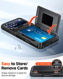 LeYi for iPhone 17 Pro Max Cases Clear Wallet Credit Card Holder Cover Women i Phone 17pro Promax Funda para iPhone17 Maxcase Military Grade Drop Proof Men Hard Estuche iohone 17promax