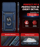 LeYi for Moto G-Power 2025 Case/Moto G-Power 2026 Case: with Slide Camera Cover and Screen Protector, Rugged Shockproof Cell Cover Magnetic Ring Stand Funda para Motorola G Power 2026/2025