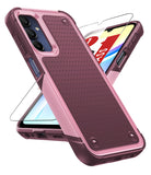 LeYi for Samsung Galaxy A15-5G Case: Galaxy A15 5G Phone Case with Screen Protector, Dual Layer Protective Hard PC Back & Soft Bumper Resilient Shock Absorb Case Cover Samsung A15 5G