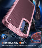 LeYi for Samsung Galaxy A15-5G Case: Galaxy A15 5G Phone Case with Screen Protector, Dual Layer Protective Hard PC Back & Soft Bumper Resilient Shock Absorb Case Cover Samsung A15 5G