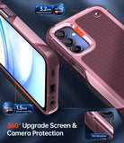 LeYi for Samsung Galaxy A15-5G Case: Galaxy A15 5G Phone Case with Screen Protector, Dual Layer Protective Hard PC Back & Soft Bumper Resilient Shock Absorb Case Cover Samsung A15 5G