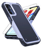 LeYi for Samsung Galaxy A15-5G Case: Galaxy A15 5G Phone Case with Screen Protector, Dual Layer Protective Hard PC Back & Soft Bumper Resilient Shock Absorb Case Cover Samsung A15 5G
