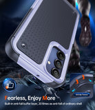 LeYi for Samsung Galaxy A15-5G Case: Galaxy A15 5G Phone Case with Screen Protector, Dual Layer Protective Hard PC Back & Soft Bumper Resilient Shock Absorb Case Cover Samsung A15 5G