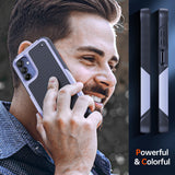 LeYi for Samsung Galaxy A15-5G Case: Galaxy A15 5G Phone Case with Screen Protector, Dual Layer Protective Hard PC Back & Soft Bumper Resilient Shock Absorb Case Cover Samsung A15 5G