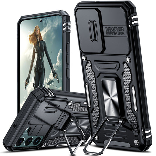 LeYi Compatible for Samsung Galaxy S22 Phone Case: Samsung S22 Case with Screen Protector 2 PCS, Heavy Duty Protection para S 22 Case