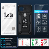 LeYi for Moto One-5G Ace Case: with Slide Camera Cover and Screen Protector