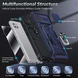 LeYi for Moto One-5G Ace Case: with Slide Camera Cover and Screen Protector