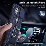 LeYi for Moto One-5G Ace Case: with Slide Camera Cover and Screen Protector