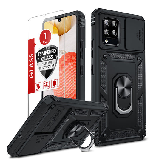 LeYi for Samsung-Galaxy-A42-5G Case: with Slide Camera Cover and Screen Protector
