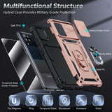 LeYi for Samsung-Galaxy-A42-5G Case: with Slide Camera Cover and Screen Protector