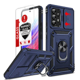 LeYi for Samsung Galaxy A53-5G Phone Case: Samsung A53 Phone Case with Slide Camera Cover + Screen Protector, Military-Grade Heavy Duty Cell Android Cover Magnetic Ring Holder Stand para A 53