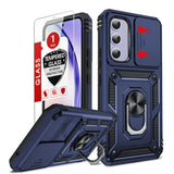 LeYi for Galaxy A54-5G Phone Case: Samsung A54 5G Case with Slide Camera Cover + Glass Screen Protector, Heavy Duty Protective Magnetic Ring Holder Stand Cell Mobile Case Cover A 54 Unlocked