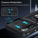 LeYi for Samsung Galaxy S20-FE Case:NOT Fit S20, Galaxy S20 FE 5G Case with Camera Cover+Glass Screen Protector, Heavy Duty Rugged Cell Android Cover Funda para Ring Stand S20FE Phone