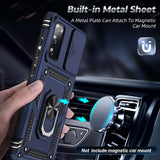 LeYi for Samsung Galaxy S20-FE Case:NOT Fit S20, Galaxy S20 FE 5G Case with Camera Cover+Glass Screen Protector, Heavy Duty Rugged Cell Android Cover Funda para Ring Stand S20FE Phone