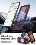 LeYi for Samsung Galaxy S20-FE Case: Compatible with Mag-Safe with Screen Protector, Military-Grade Matte Translucent Soft-Touch Skin Funda para S20FE S 20 FE