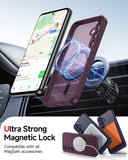 LeYi for Samsung Galaxy S23-FE Case: Compatible with Mag-Safe with Screen Protector, Military-Grade Matte Translucent Soft-Touch Skin Funda para S23FE S 23 FE