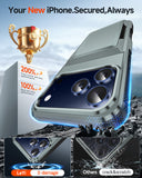 LeYi for iPhone 17 Pro Max Cases Clear Wallet Credit Card Holder Cover Women i Phone 17pro Promax Funda para iPhone17 Maxcase Military Grade Drop Proof Men Hard Estuche iohone 17promax